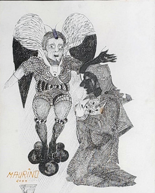 Anjo e figura      