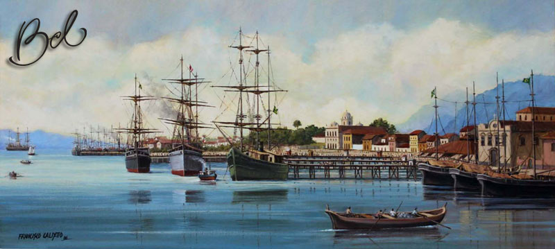 Porto de Santos em 1885