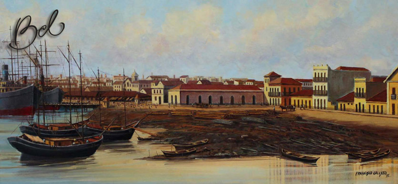 Porto de Santos em 1886