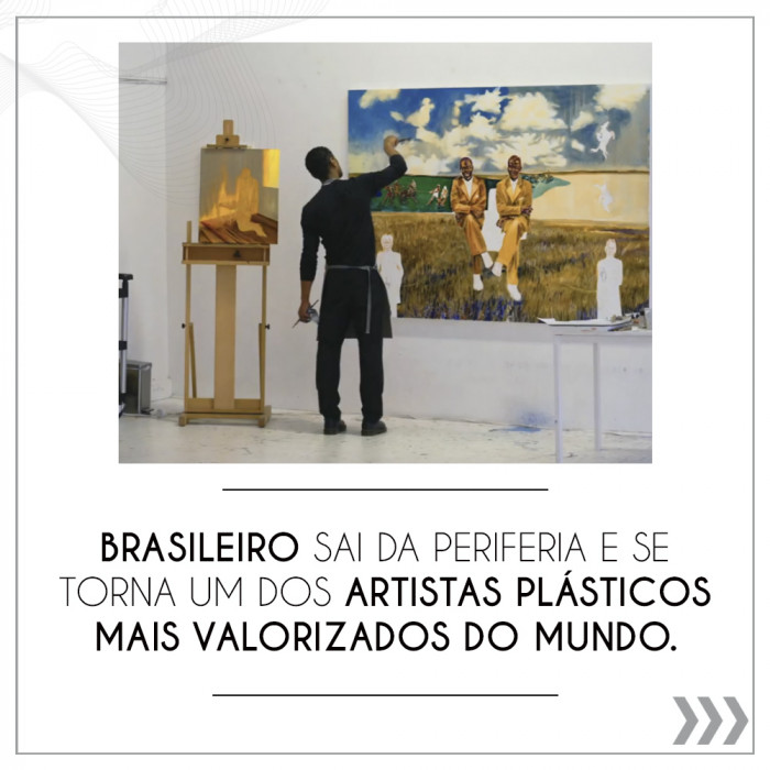 Brasileiro sai da periferia de Brasília e se torna um dos artistas plásticos mais valorizados do mundo.