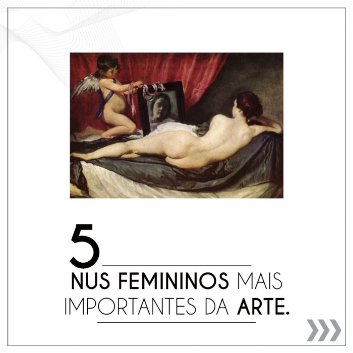 5 nus femininos mais importantes da arte.