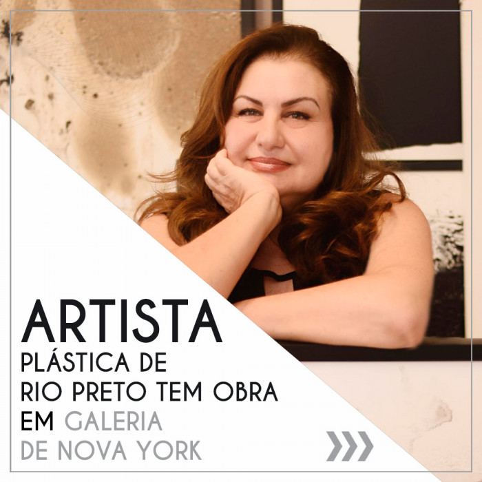 Artista Plástica de Rio Preto tem obra em galeria de Nova York