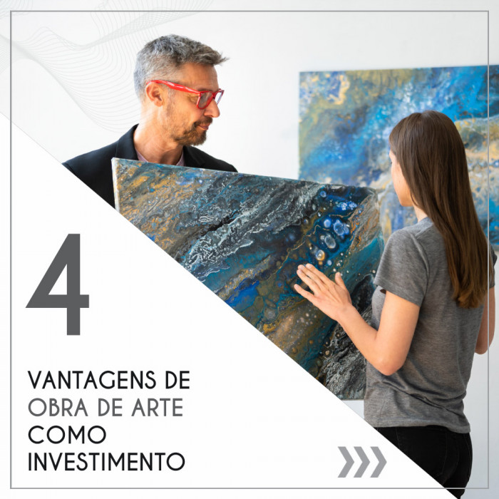 4 Vantagens de obra de arte como investimento