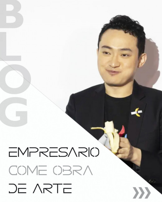 Empresário COME obra de arte