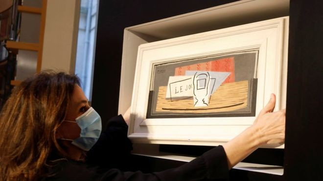 Uma mulher ganhou uma obra de Picasso no valor de R$6,1 milhões em uma rifa.